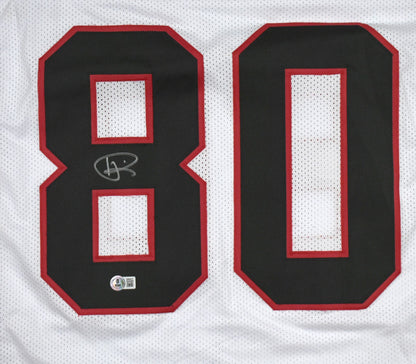 Andre Rison Signed White Custom Pro Style Jersey