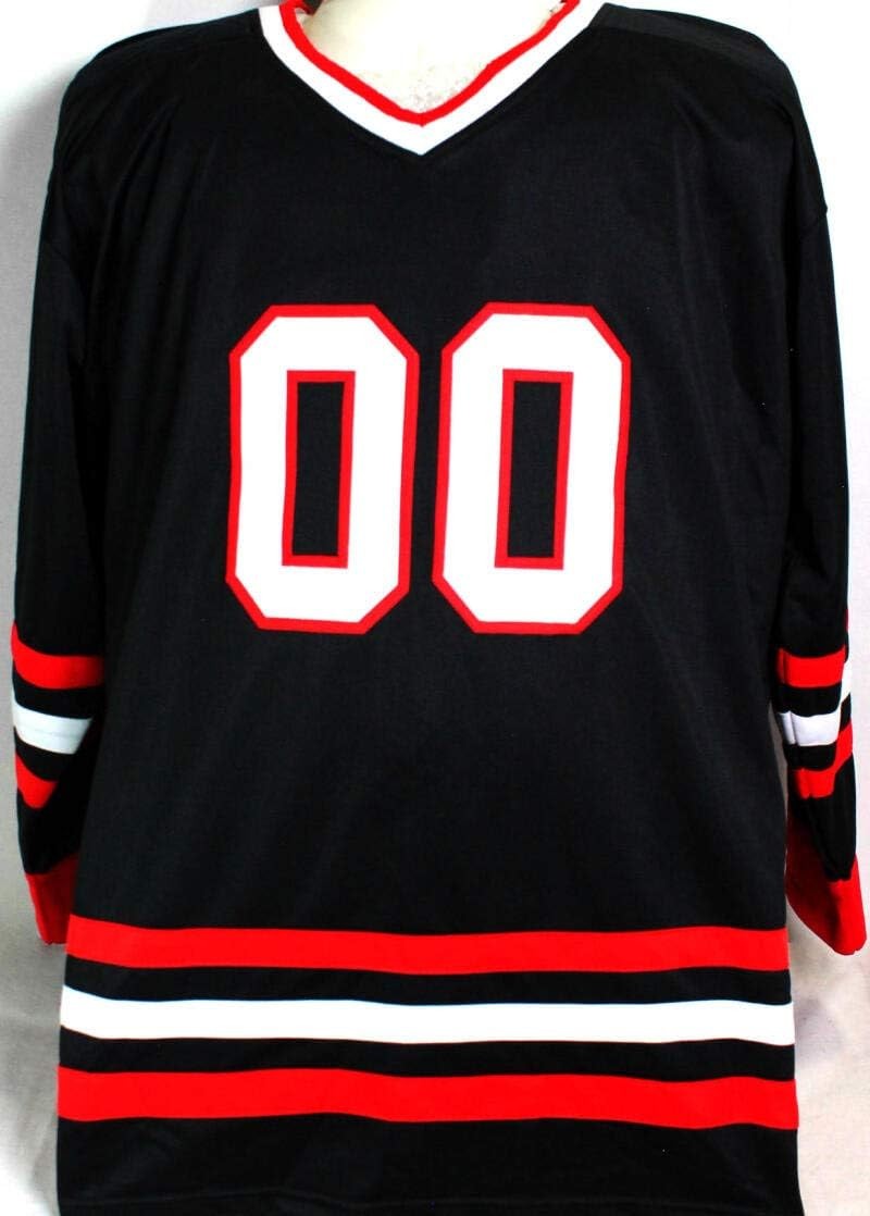 Chevy Chase Autographed Christmas Vacation Black Hockey Jersey