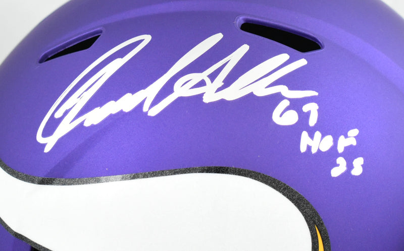 Jared Allen Signed Minnesota Vikings Full Size Speed Helmet with HOF Inscription