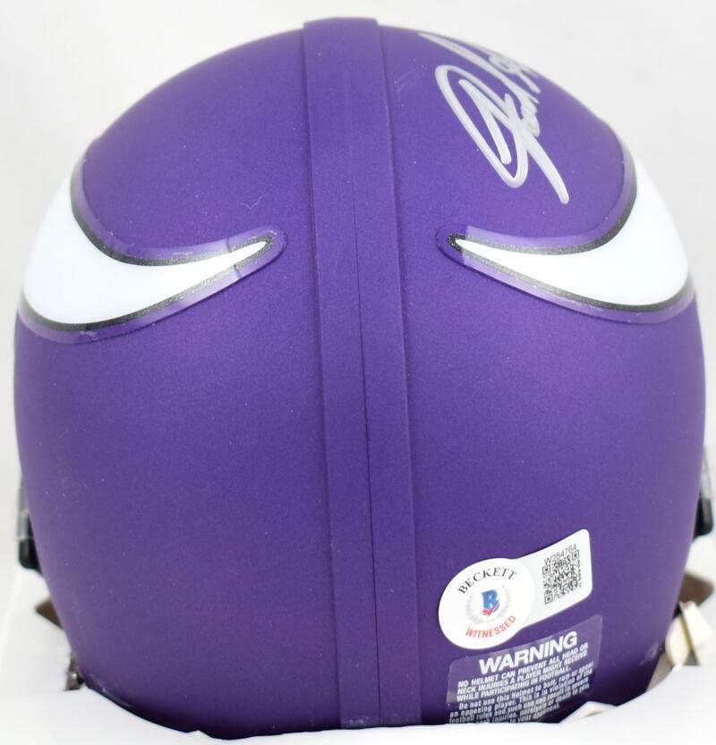 Jared Allen Autographed Minnesota Vikings Mini Helmet - Beckett COA