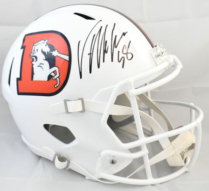 Von Miller Signed Denver Broncos Full Size Alternate Speed Helmet