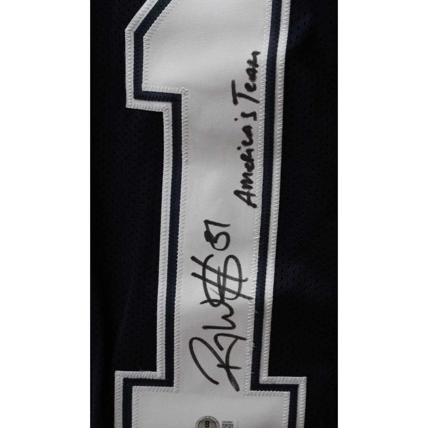 Roy Williams Signed Custom Jersey "America's Team" Inscribed