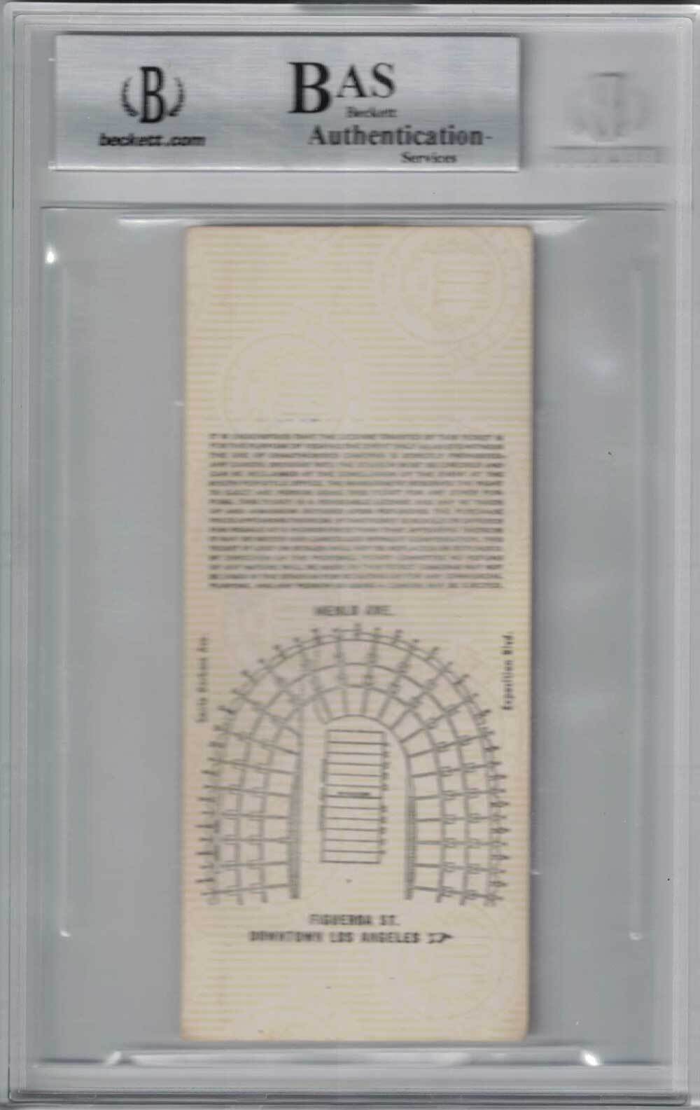 O.J. Simpson Signed 1968 USC vs Oregon State Ticket - Heisman 68 Inscription