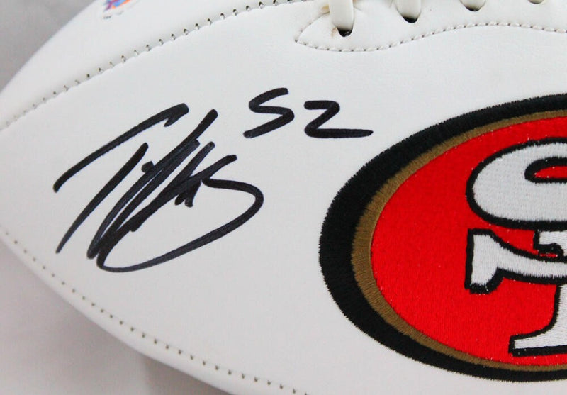 Patrick Willis Autographed San Francisco 49ers Logo Football