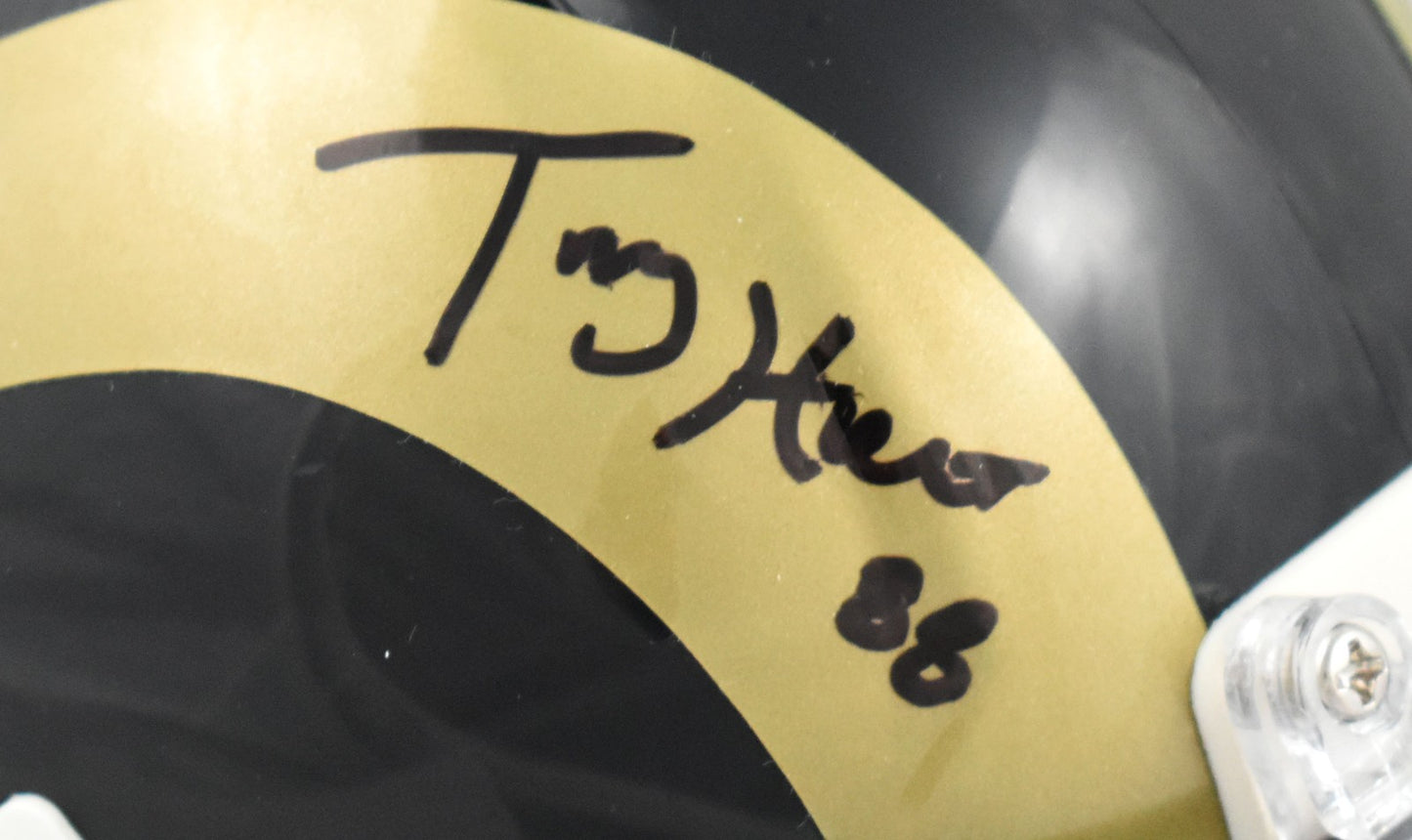 Torry Holt Signed St. Louis Rams Speed Mini Helmet