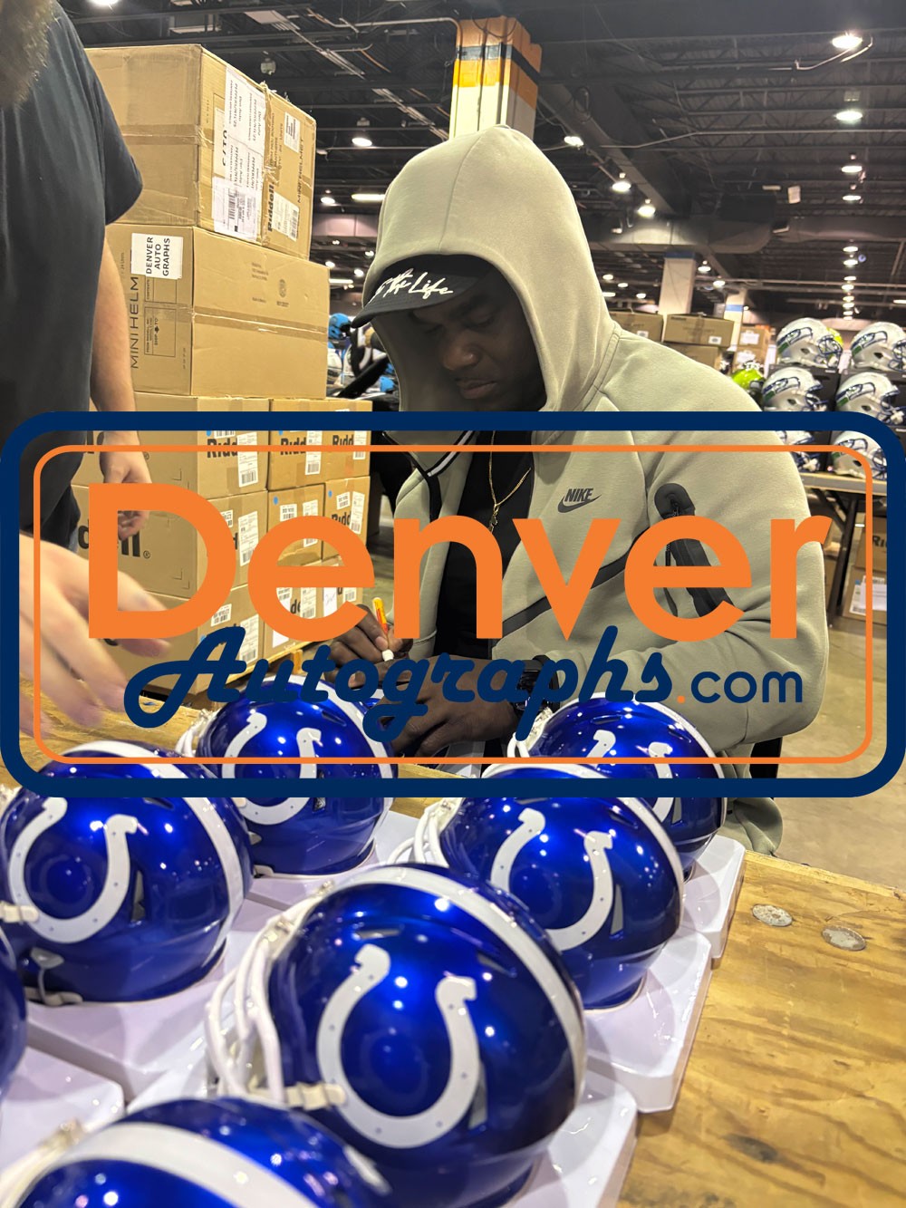 Edgerrin James Signed Indianapolis Colts Flash Alternate Mini Helmet