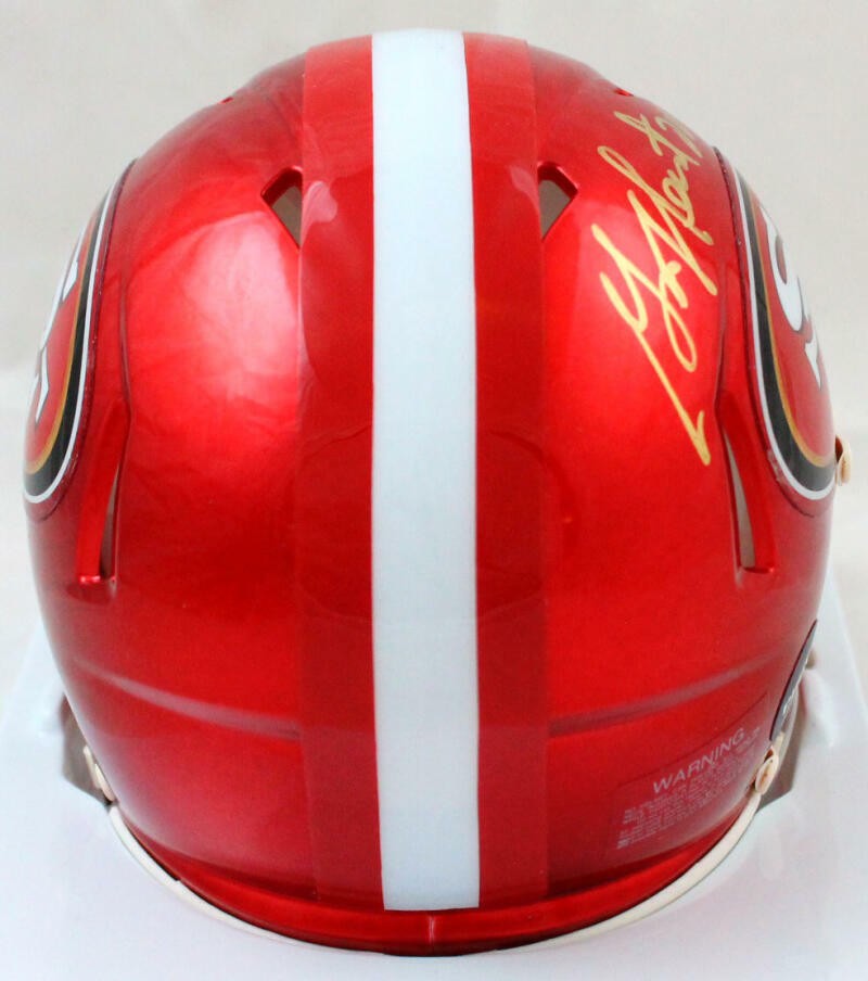 Garrison Hearst Signed San Francisco 49ers Flash Speed Mini Helmet