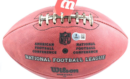 Michael Strahan Signed New York Giants "The Duke" Football - HOF Inscribed