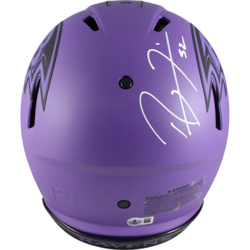 Ray Lewis Baltimore Ravens Full Size Rave Authentic Helmet Autographed