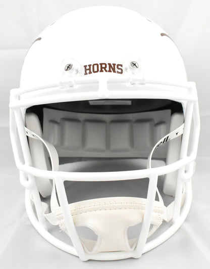 Mack Brown Autographed Texas Longhorns Full Size Speed Helmet
