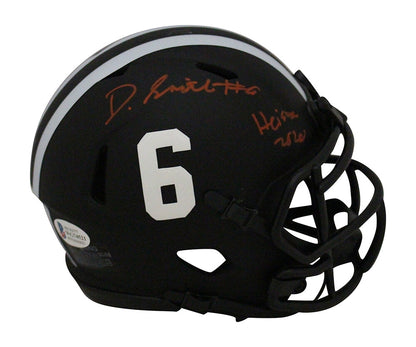 Devonta Smith Signed Alabama Crimson Tide Eclipse Mini Helmet (Heisman)