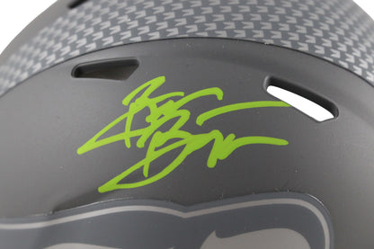 Brian Bosworth Seattle Seahawks Signed Slate Mini Helmet (Beckett)