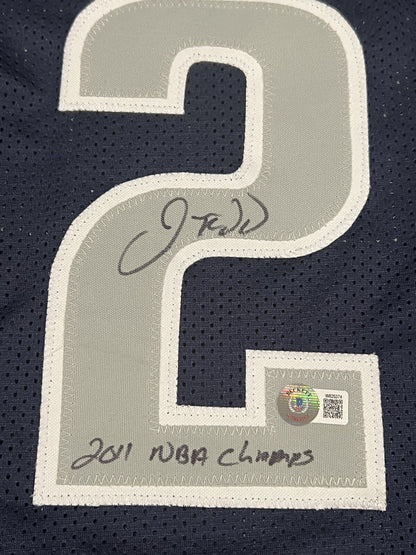 Jason Kidd Dallas Mavericks Signed Custom Jersey (2011 NBA Champs Inscr)