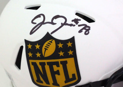 Josh Jacobs Signed NFL Shield Lunar Mini Helmet (Las Vegas Raiders)