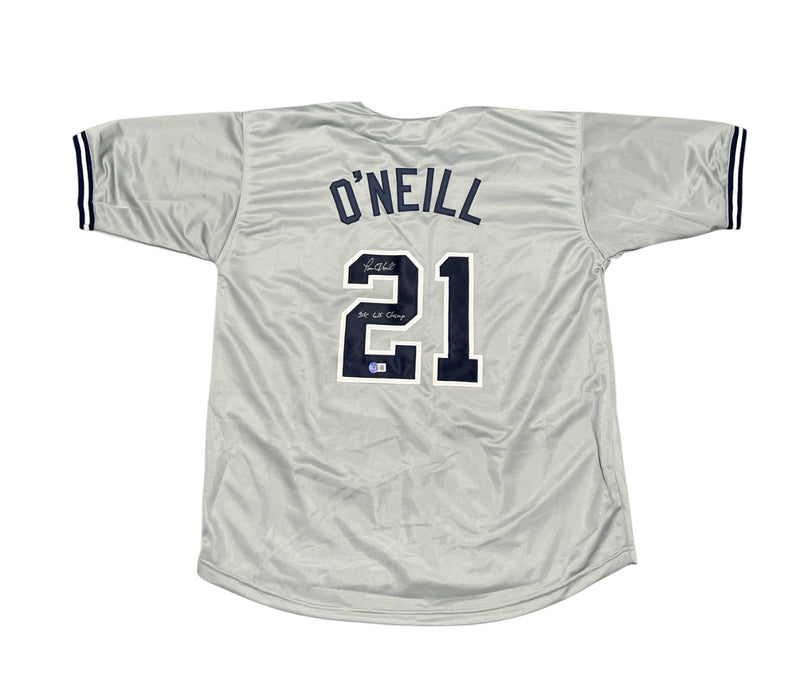 Paul O'Neill Signed New York Yankees Custom Jersey (5x WS Champ) BAS