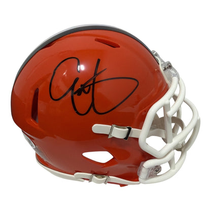 Eric Metcalf Signed Cleveland Browns Throwback Mini Helmet