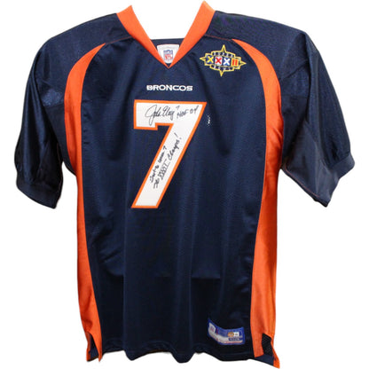 John Elway Autographed Denver Broncos Mitchell & Ness Super Bowl XXXII Jersey