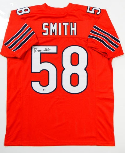 Roquan Smith Autographed Orange Custom Jersey