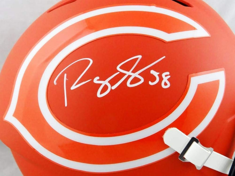 Roquan Smith Signed Chicago Bears Full Size AMP Speed Helmet