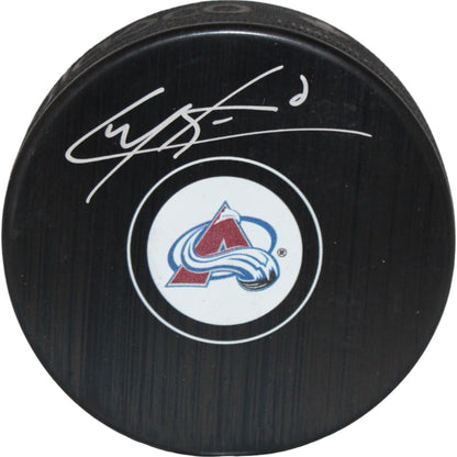 Cale Makar Colorado Avalanche Autographed Hockey Puck