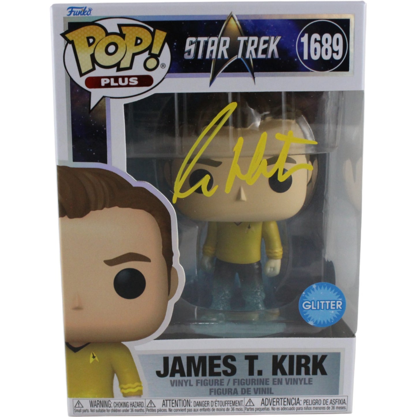William Shatner Signed James T. Kirk Star Trek Funko Pop! #1689