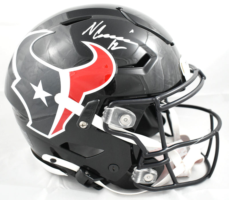 Nico Collins Signed Houston Texans Full Size Speedflex Helmet