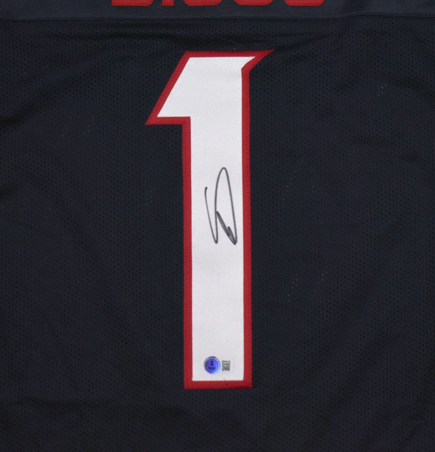 Stefon Diggs Autographed Blue Custom Jersey
