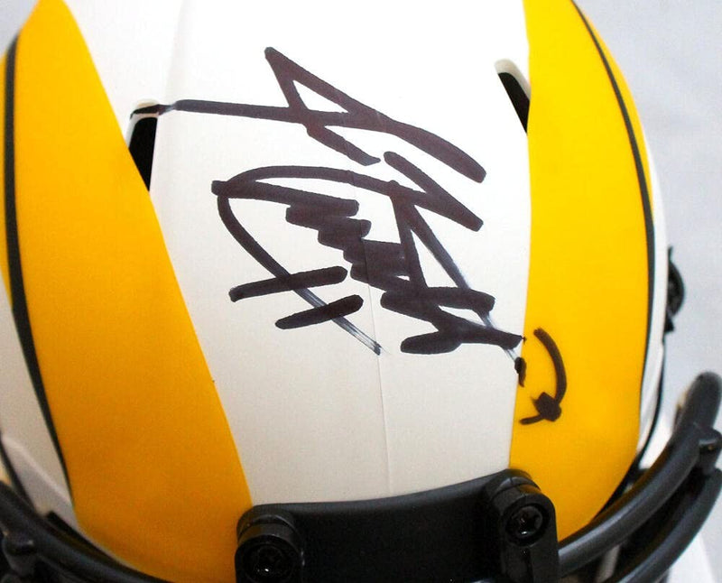 Jim Everett Signed Los Angeles Rams Lunar Mini Helmet