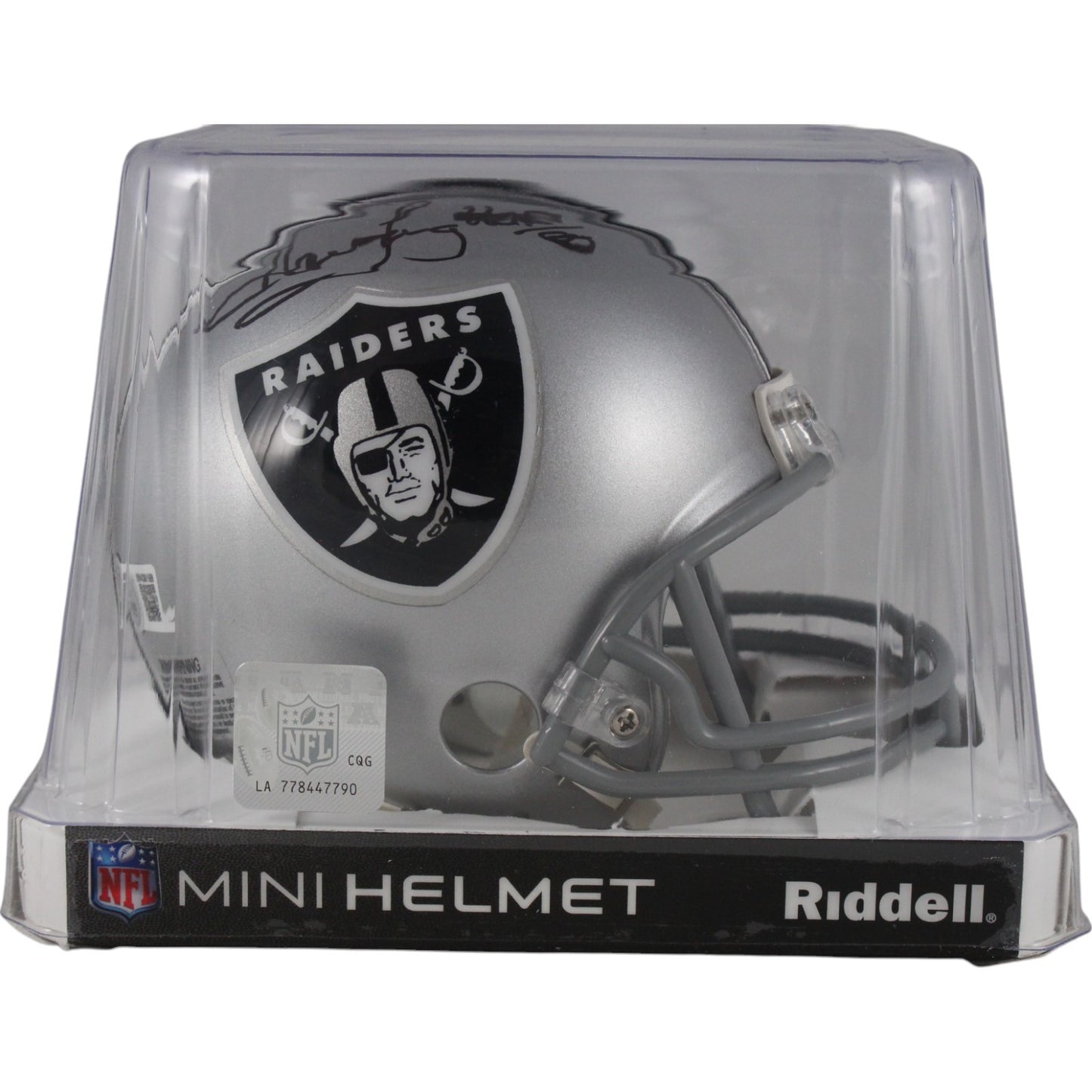 Howie Long Oakland Raiders Signed VSR4 Mini Helmet (HOF '00)