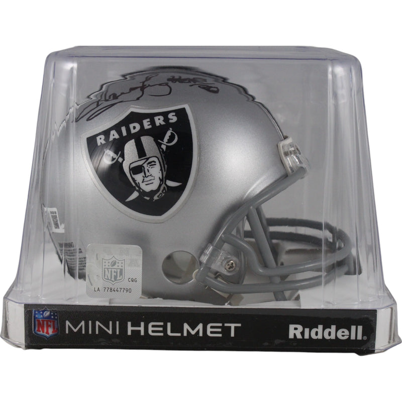 Howie Long Oakland Raiders Signed VSR4 Mini Helmet (HOF '00)