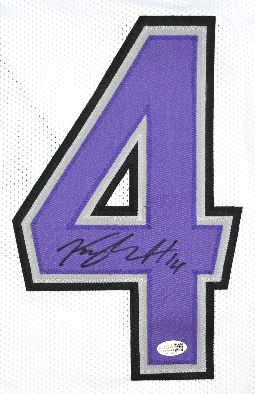 Kyle Hamilton Autographed Baltimore Ravens White Custom Jersey