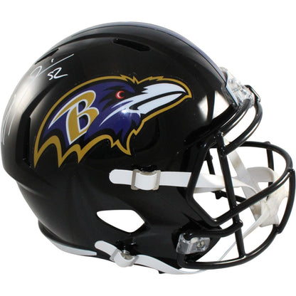 Ray Lewis Baltimore Ravens Autographed Full Size Replica Helmet BAS