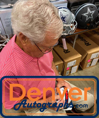 Dick Vermiel Signed Hall of Fame VSR4 Mini Helmet (HOF Inscription)