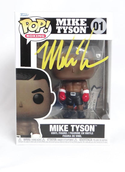 Mike Tyson Signed Funko Pop Figurine #01 - Beckett Witnessed