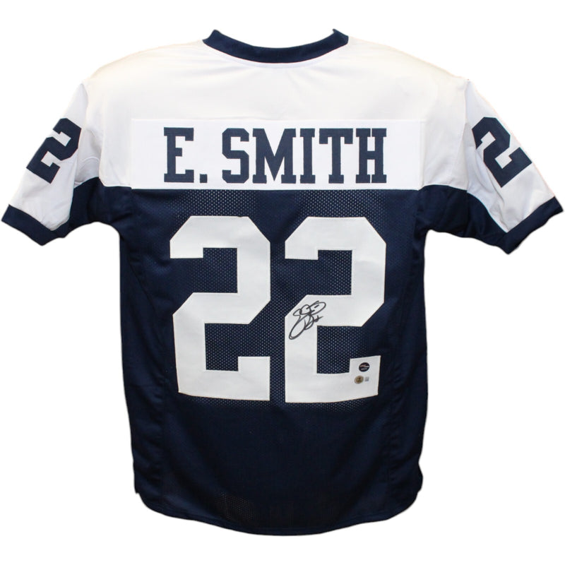 Emmitt Smith Autographed Dallas Cowboys Pro Style Thanksgiving Jersey