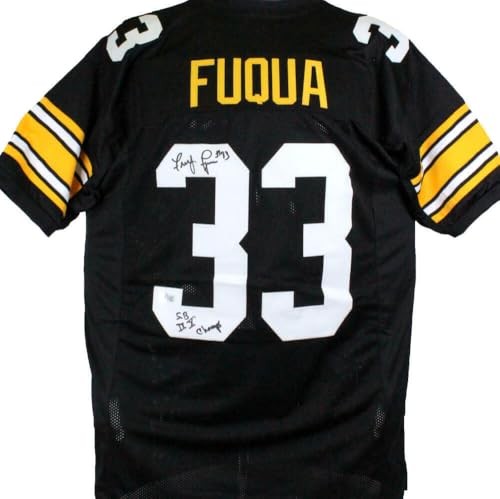 Frenchy Fuqua Signed Pittsburgh Steelers Style Custom Jersey