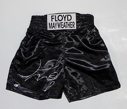 Floyd Mayweather Autographed Custom Boxing Trunks