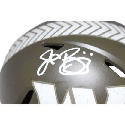 John Riggins Signed Washington Commanders Salute Speed Mini Helmet (BAS)