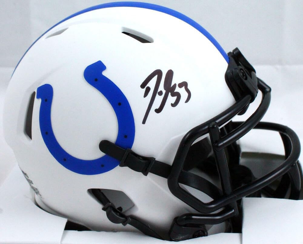 Darius Leonard Signed Indianapolis Colts Lunar Speed Mini Helmet