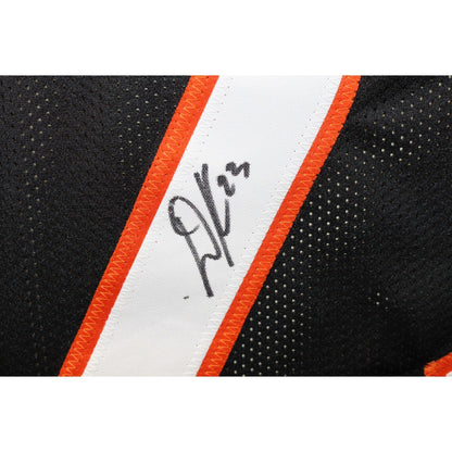 Dax Hill Autographed Cincinnati Bengals Pro Style Black Jersey (Beckett)