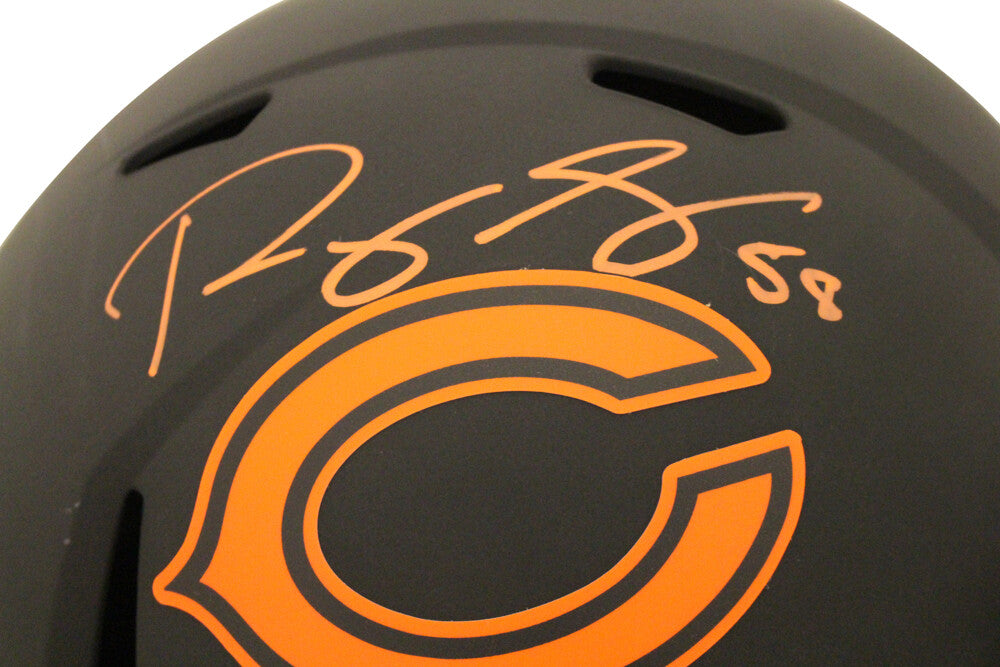 Roquan Smith Chicago Bears Autographed Full Size Eclipse Helmet