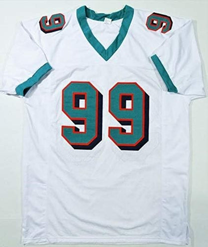 Jason Taylor Autographed White Custom Football Jersey