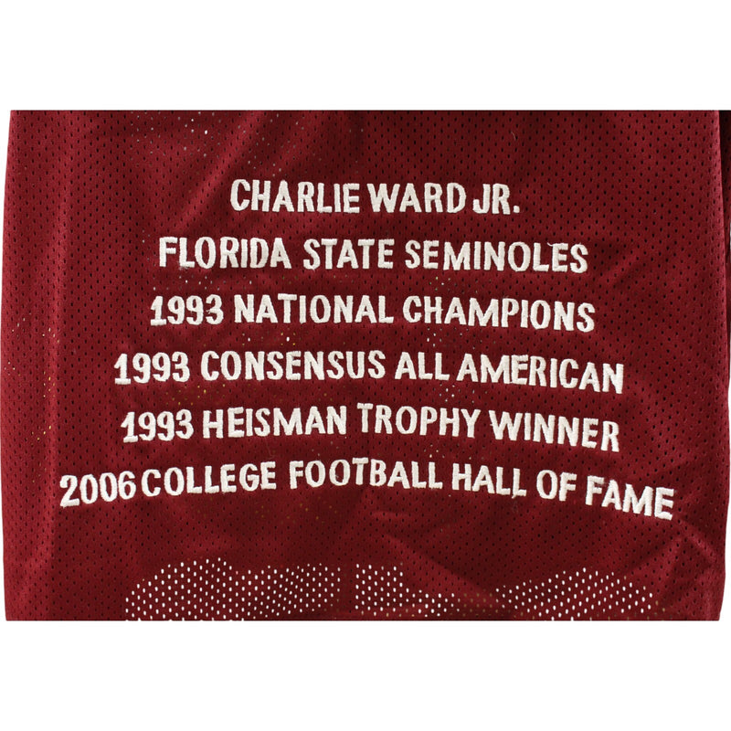 Charlie Ward Autographed Custom Heisman Stat Jersey (JSA COA)