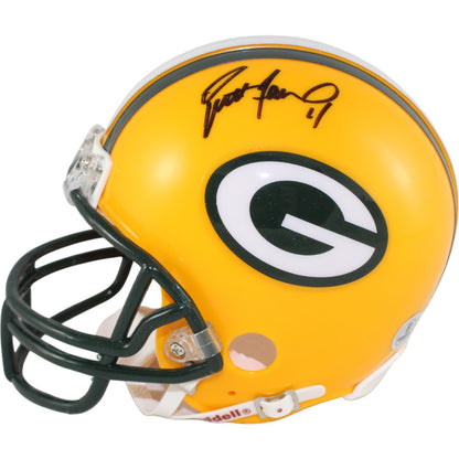 Brett Favre Signed Green Bay Packers Mini Helmet (Left Side)