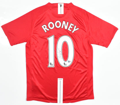 Wayne Rooney Signed Manchester United Home Jersey