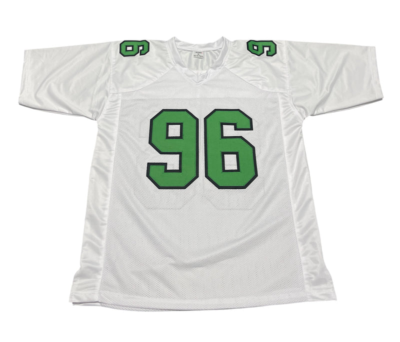Clyde Simmons Signed Philadelphia Eagles Custom Jersey - Beckett COA