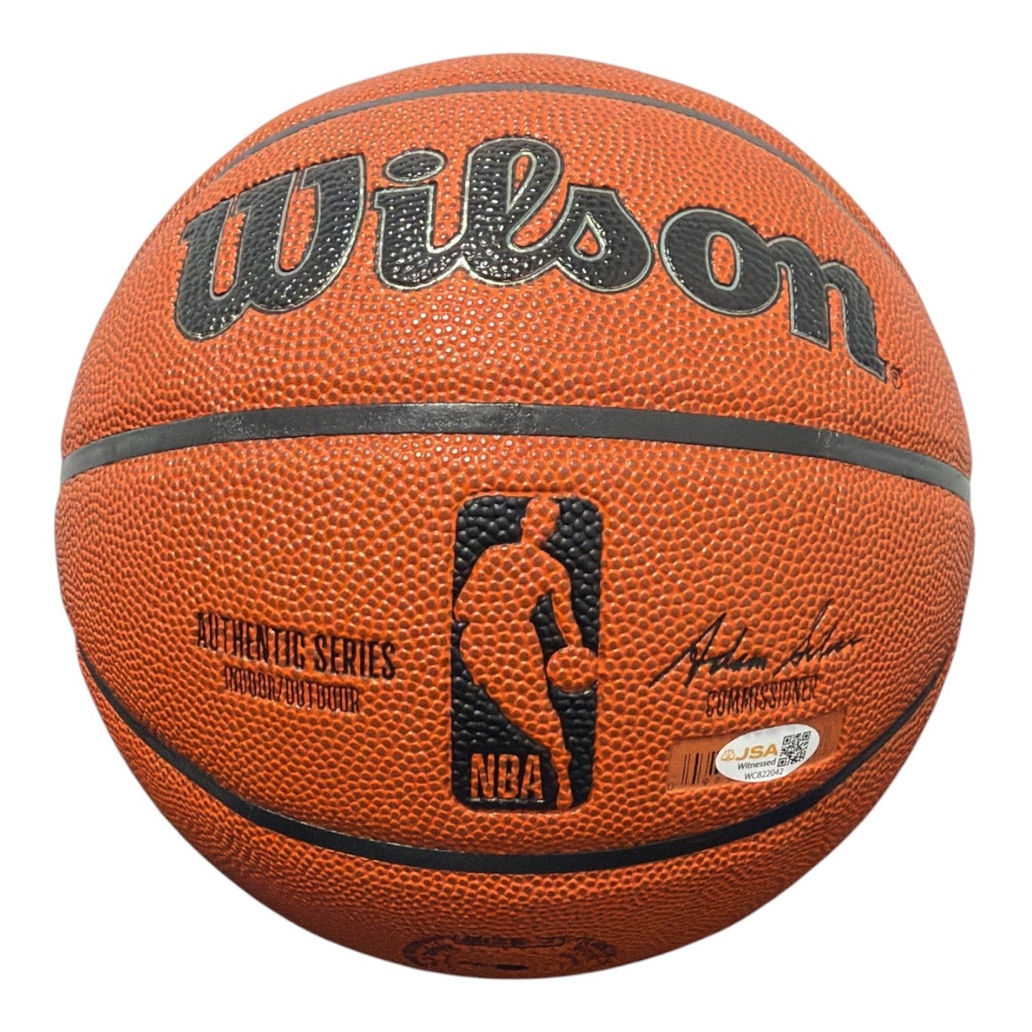 Earl Monroe Signed Wilson NBA Basketball - "The Pearl" Inscription
