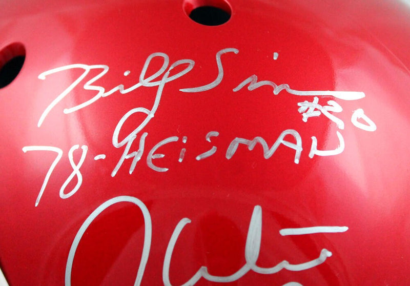 Jason White, Steve Owens & Billy Sims Signed Oklahoma Sooners Authentic Helmet