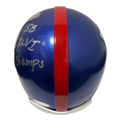 Victor Cruz Signed New York Giants Super Bowl XLVI Logo Mini Helmet
