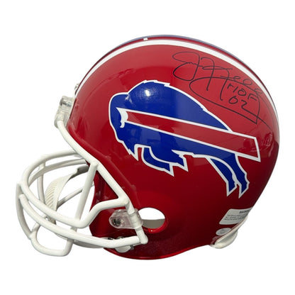 Jim Kelly, Thurman Thomas & Andre Reed Signed Buffalo Bills Throwback Helmet